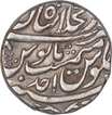 Silver One Rupee Coin of Alamgir II of Shahjahanabad Mint.