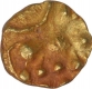 Gold Quarter Fanam Coin of Kantirava Narasaraja Wodeyar I of Mysore Kingdom.