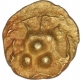 Gold Quarter Fanam Coin of Kantirava Narasaraja Wodeyar I of Mysore Kingdom.