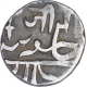 Silver Half Rupee Coin of Jayaji Rao of Gwalior Fort Mint of Gwalior State.