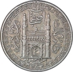 Nickel Two Anna Coin of Mir Usman Ali Khan of Farkhanda Bunyad Haidarabad Mint of Hyderabad State.