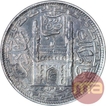 Silver Two Annas Coin of Mir Usman Ali Khan of Haidarabad Farkhanda Bunyad Mint of Hyderabad State.