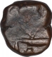 Copper Toka Cash Coin of Hyderabad Feudatory of Aurangabad.