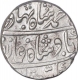 Silver One Rupee Coin of Sawai Jaipur Mint of Jaipur State of  in the name of Ahmad Shah Bahadur..