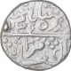 Silver One Rupee Coin of Karauli State of In the name of   Muhammad Akbar II.