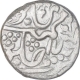 Silver One Rupee Coin of Karauli State of In the name of   Muhammad Akbar II.