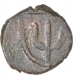 Error Copper One Paisa Coin of Chitor Mint of Mewar State of   In the name of   Shah Alam II.