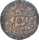 Silver One Rupee Coin of Muhammadabad Banaras Mint of Bengal Presidency of   In the name of Shah Alam II.