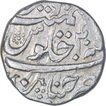 Silver One Rupee Coin of Chinapattan Mint of Madras Presidency.