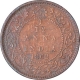 Copper One Twelfth Anna Coin of Victoria Queen of Madras Mint of 1862.