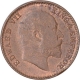 Copper One Twelfth Anna Coin of King Edward VII of Calcutta Mint of 1904.