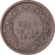 Copper Half Pice Coin of Victoria Empress of Calcutta Mint of 1885.