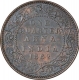 Copper One Quarter Anna Coin of Victoria Queen of Madras Mint of 1862.