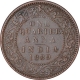 Copper One Quarter Anna Coin of Victoria Empress Of Bombay Mint of 1889.