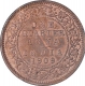 Bronze  One Quarter Anna Coin of King Edward VII of Calcutta Mint of 1909.