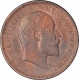 Bronze  One Quarter Anna Coin of King Edward VII of Calcutta Mint of 1909.