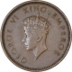 Bronze One Quarter Anna Coin of King George VI of Bombay Mint of 1939.