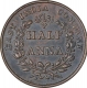 Copper Half Anna Coin of East India Company of Bombay Mint of 1835.