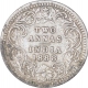 Silver Two Annas Coin of Victoria Empress of Bombay Mint of 1888.