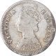 Silver Two Annas Coin of Victoria Empress of Bombay Mint of 1888.