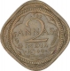 Nickel Brass Two Annas Coin of King George VI of Bombay Mint of 1944.