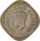 Nickel Brass Two Annas Coin of King George VI of Bombay Mint of 1944.