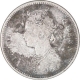 Silver Quarter Rupee Coin of Victoria Queen of Calcutta Mint of 1862.