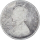 Silver Half Rupee Coin of Victoria Empress of Calcutta Mint of 1878.