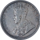 Silver Half Rupee Coin of King George V of Bombay Mint of 1916.