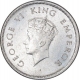 Silver Half Rupee Coin of King George VI of Calcutta Mint of 1939.