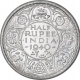 Silver Half Rupee Coin of King George VI of Calcutta Mint of 1940.