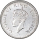 Silver Half Rupee Coin of King George VI of Calcutta Mint of 1940.