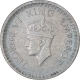 Silver Half Rupee Coin of King George VI of Bombay Mint of 1944.