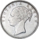 Silver One Rupee Coin of Victoria Queen of Bombay Mint of 1840.