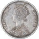 Rare Silver One Rupee Coin of Victoria Queen of Bombay Mint of 1862.