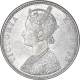 Silver One Rupee Coin of Victoria Empress of Bombay Mint of 1890.