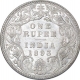 Silver One Rupee Coin of Victoria Empress of Bombay Mint of 1893.