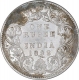 Silver One Rupee Coin of Victoria Empress of Bombay Mint of 1898.