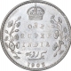 Silver One Rupee Coin of King Edward VII of Bombay Mint of 1903.