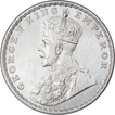 Silver One Rupee Coin of King George V of Calcutta Mint of 1913.