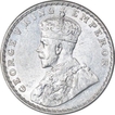 Silver One Rupee Coin of King George V of Bombay Mint of 1918.