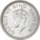 Silver One Rupee Coin of King George VI Bombay Mint of 1943.