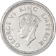 Silver One Rupee Coin of King George VI of Bombay Mint of 1944.