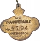 Brass Membership Badge of Royal Western Turf Club of India.