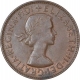 Copper One Penny Coin of Queen Elizabeth II of Australia.