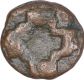 Mauryan Cast Copper Karshapana Coin of Madhya Pradesh Region.