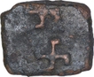 Copper Coin Of Saurashatra Of Gujarat.