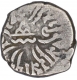 Silver Drachma Coin of Rudrasena II of Western Kshatrapas.