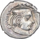 Silver Drachma coin of Rudrasena II of Western Kshatrapas.