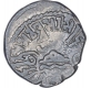 Silver Drachma coin of Visvasena of Western Kshatrapas.